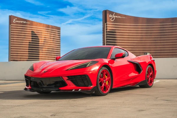Corvette C8 exotic car rental in Las Vegas — VSSR
