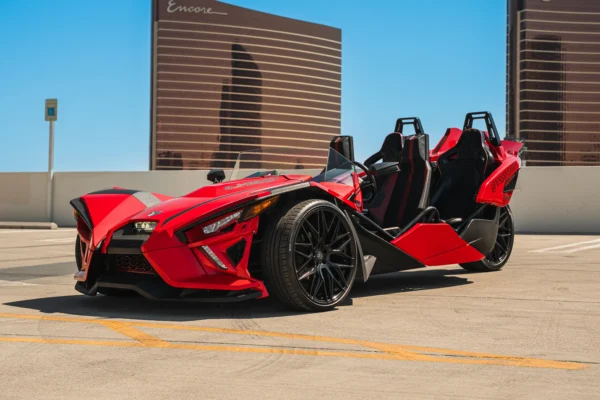 Slingshot 4 Seat Auto exotic car rental in Las Vegas — VSSR