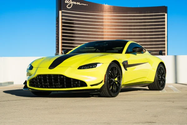 Aston Martin Vantage F1 Edition exotic car rental in Las Vegas — VSSR